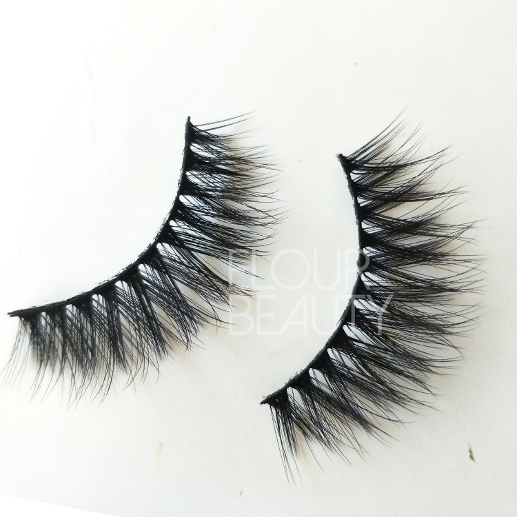 Best 3D mink faux lashes custom package wholesale ED41